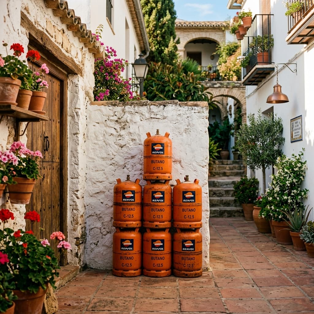 Butano Gas Cylinders in Spain